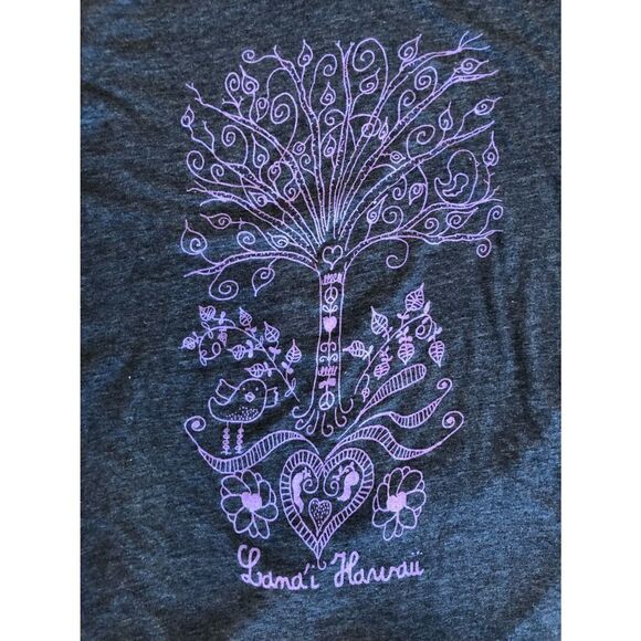 Lanai Hawaii Hooded Long Sleeve Graphic Hoodie, Women’s S - Picture 2 of 3